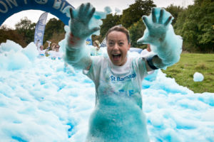 St Barnabas will be hosting their 5k Bubble Rush at Stoke Rochford Hall
