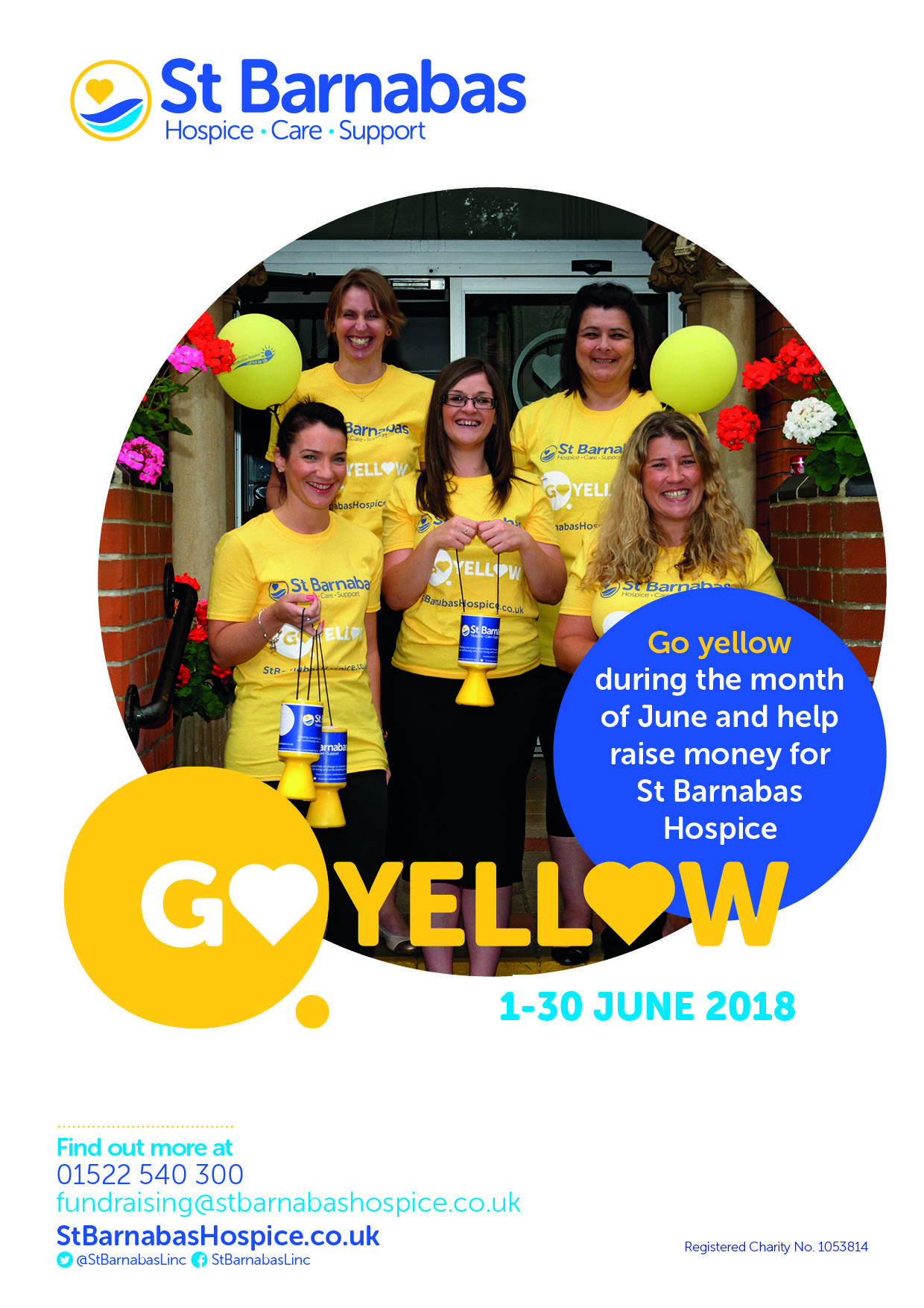Go Yellow A4 Poster