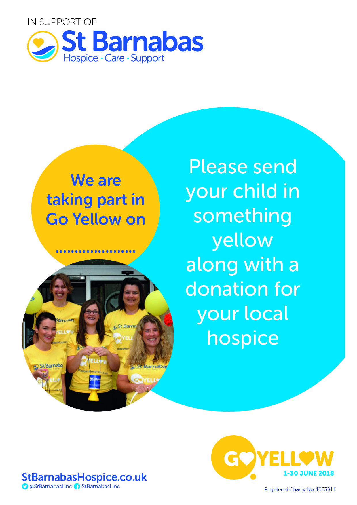 Go Yellow Schools Event Poster