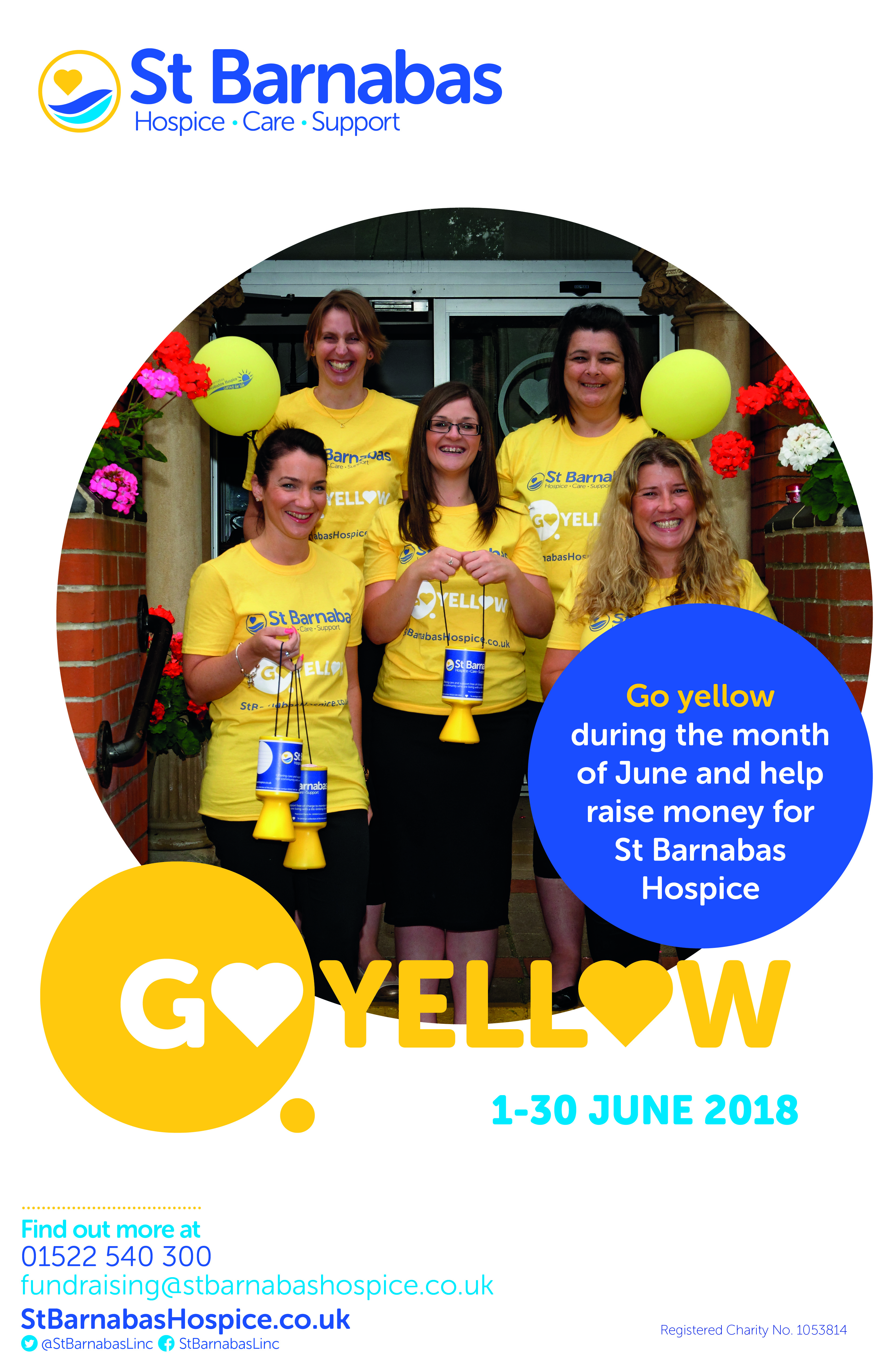 Go Yellow Display Board Poster