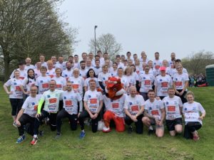 Pygott & Crone team at the Lincoln 10k