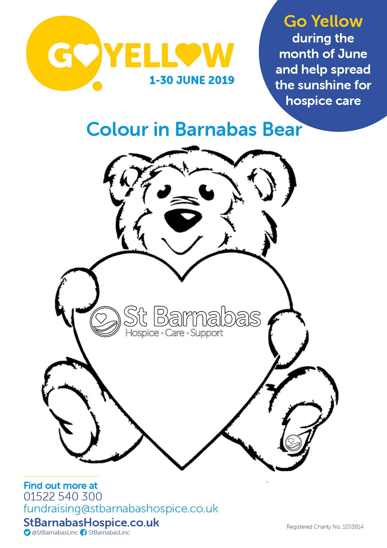 Go Yellow Schools Colouring Poster
