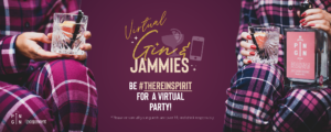 Virtual Gin and Jammies Banner