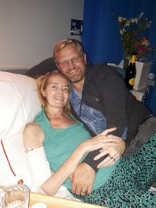 Neil and Dawn in the Hospice