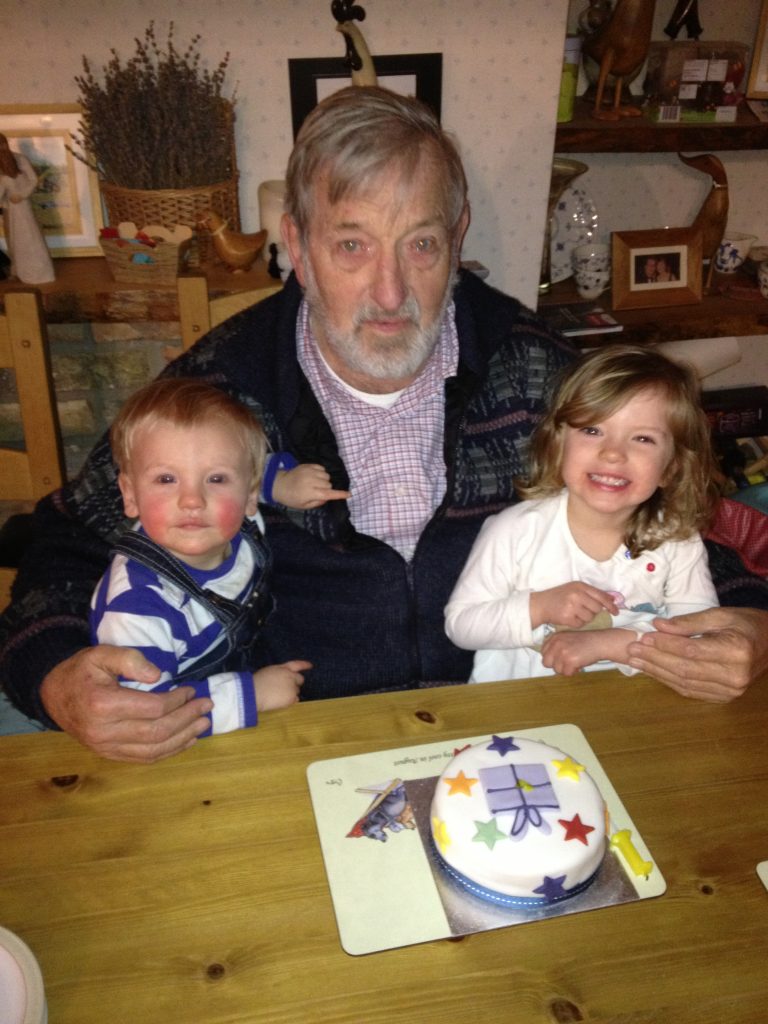 Colin and his grandchildren