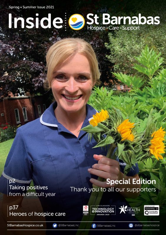 Inside St Barnabas February 2021 front cover St Barnabas Hospice