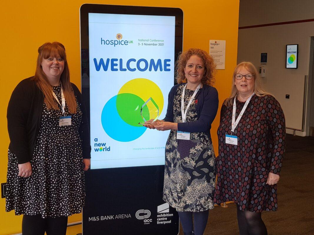 St Barnabas Hospice wins National Award for Innovative Partnership with