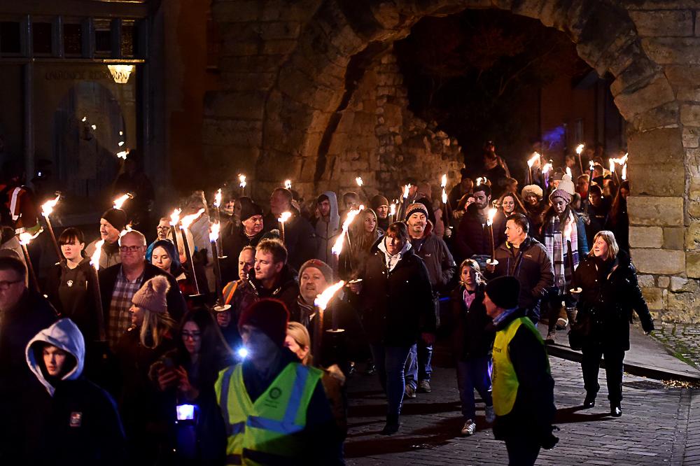 Torchlight Procession 2023 St Barnabas Hospice