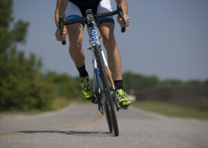 Person on bicycle