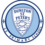 The logo of Dunston St Peter's C of E Primary School.