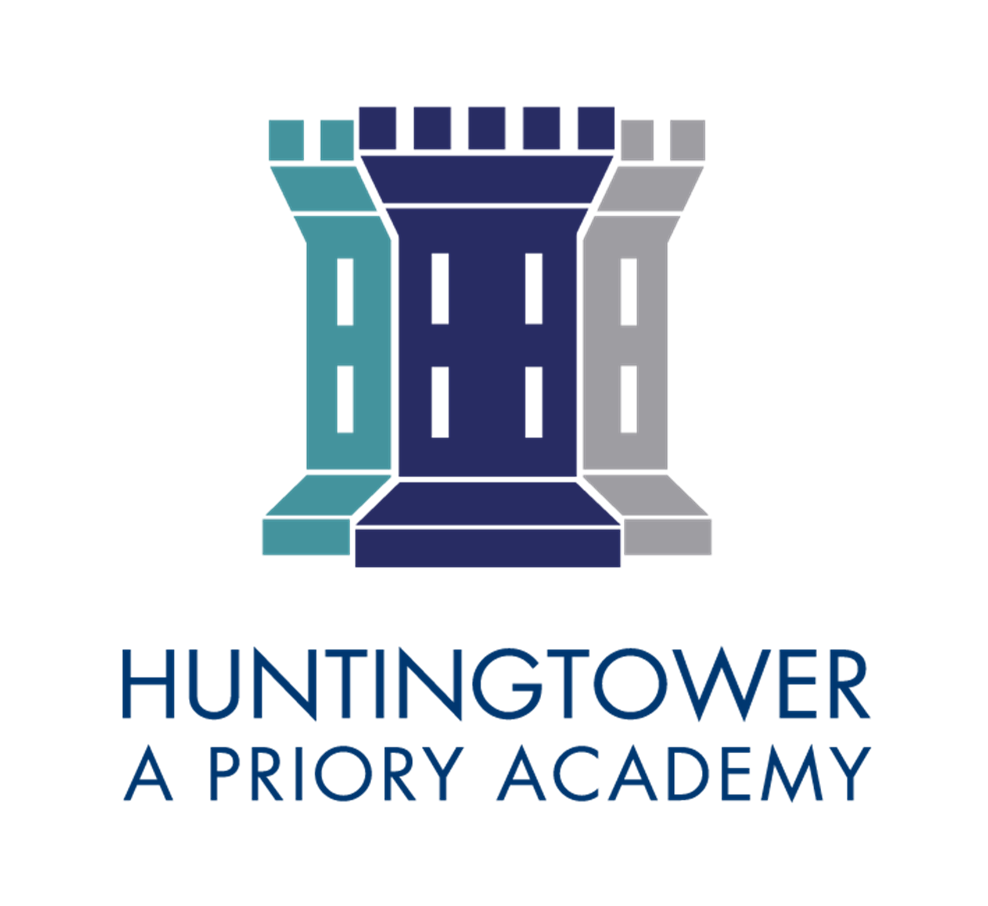 The logo of Huntingtower Community Primary Academy.