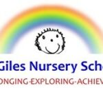 The logo of St Giles Nursery School.