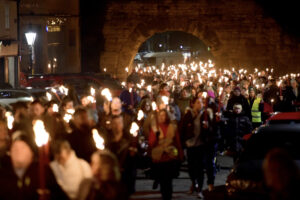 torchlight procession