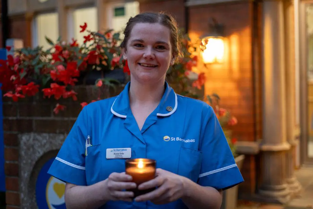 St Barnabas Nurse with Candle
