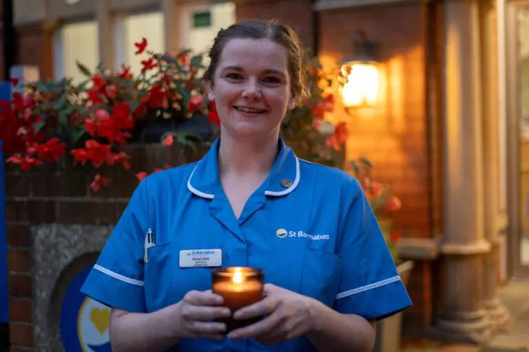 St Barnabas Nurse with Candle
