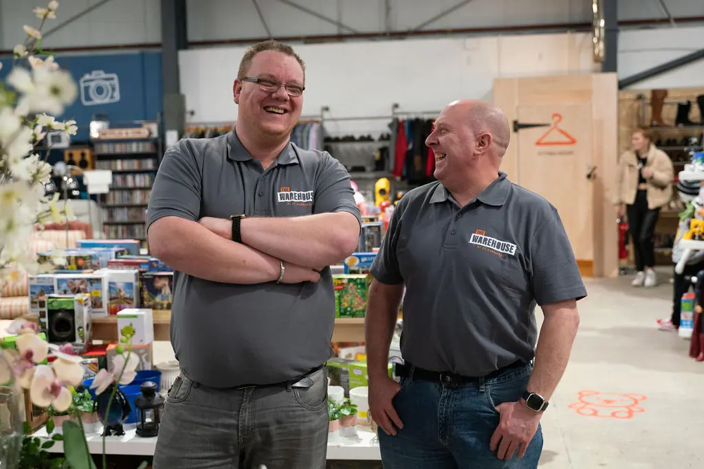 Scott and Darren from the warehouse