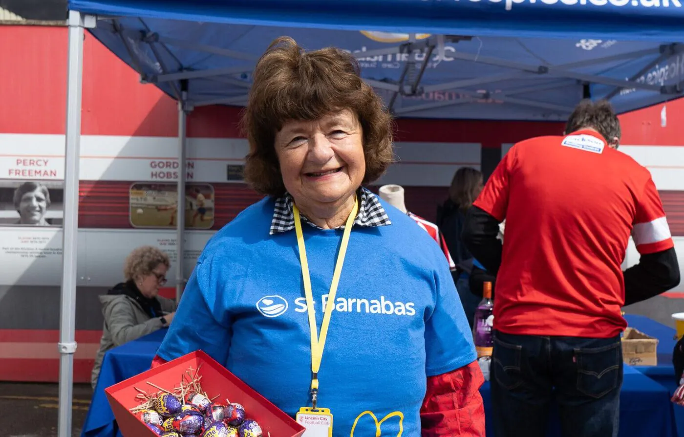 St Barnabas Volunteer at Event