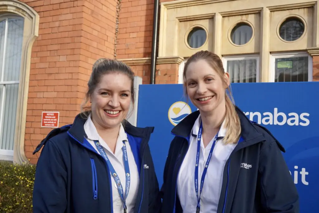 Two St Barnabas Physiotherapists