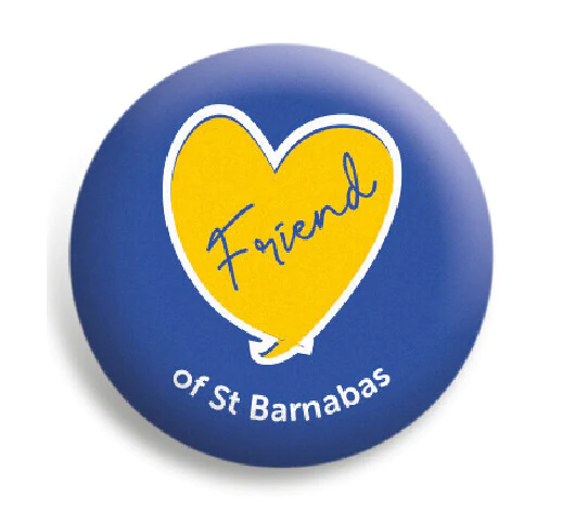 Become a Friend pin badge